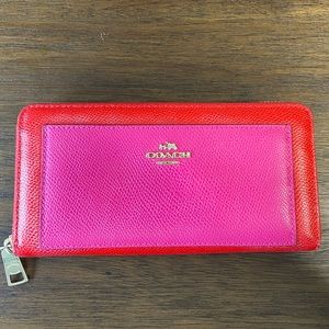 Coach Accordion Zip Wallet